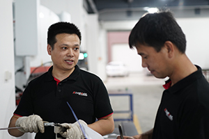 Dimensionalinspection CNC machined part