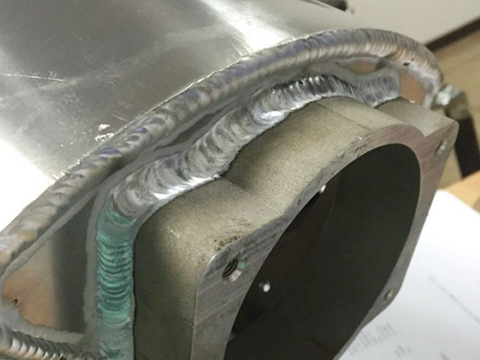 Suspension weldment finished result