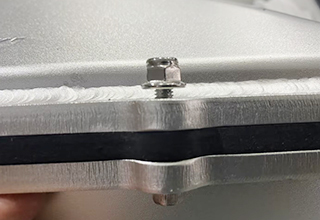 Aluminum 7075 aerospace block