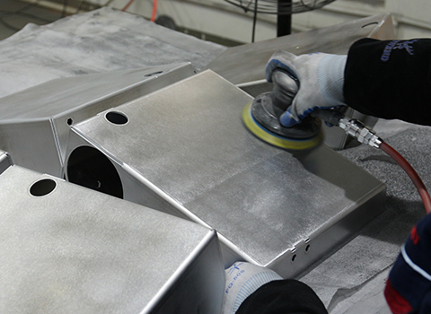Aerospace part surface finishing